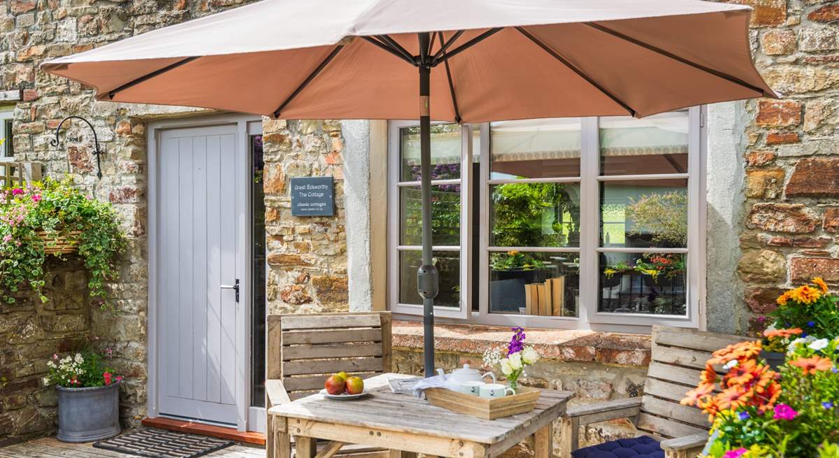 A lovely spot for some al fresco dining.
