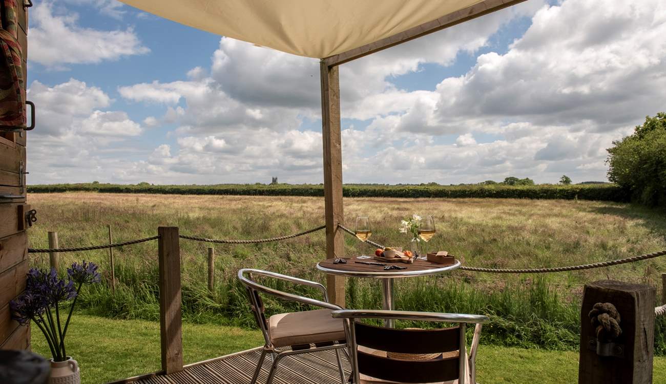 Enjoy unspoilt views of beautiful Devon countryside. 