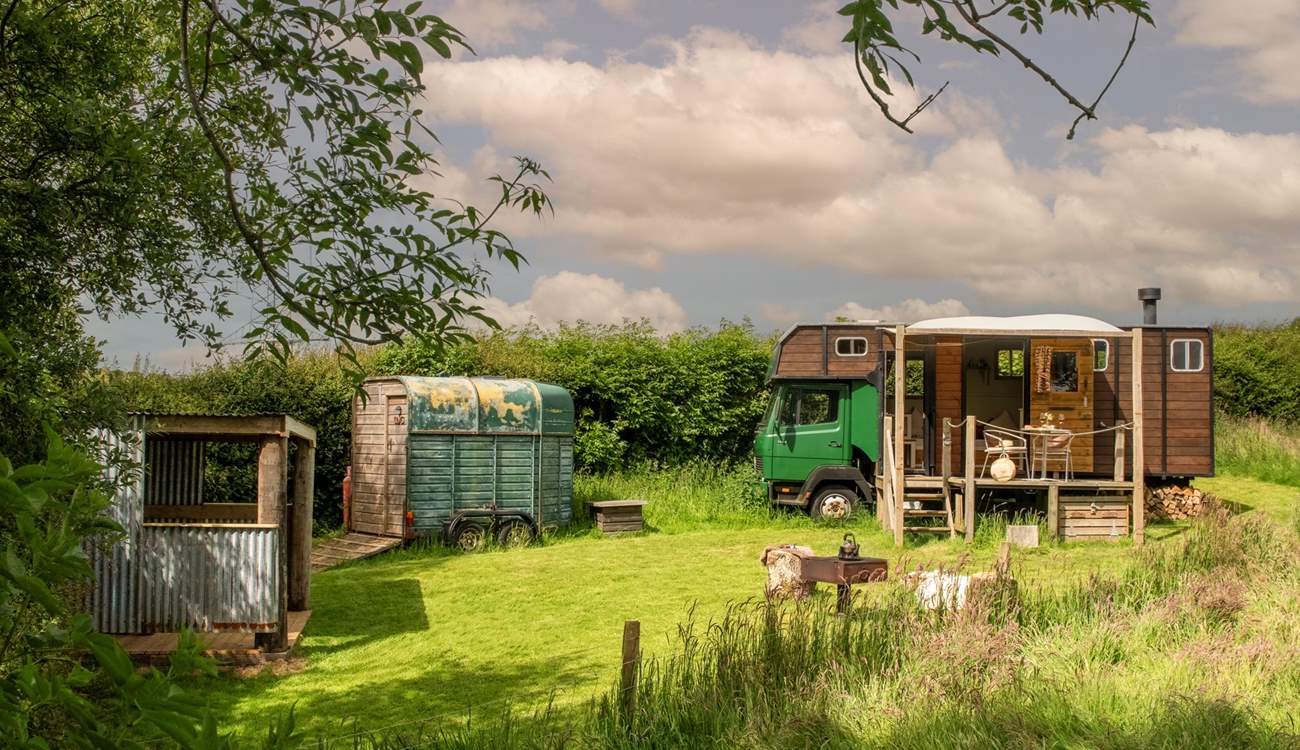 Polly offers an abundance of outside space for guests to enjoy. 
