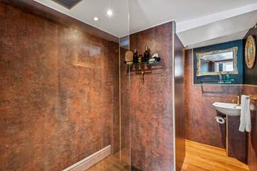 Refresh yourself in the beautifully finished shower-room.