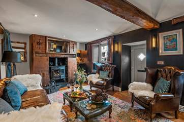 The front room is furnished to the highest level.