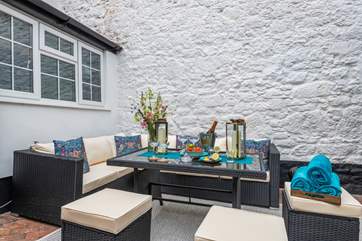 Super comfy seating area.