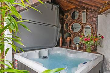 There is even a hot tub for you to enjoy.