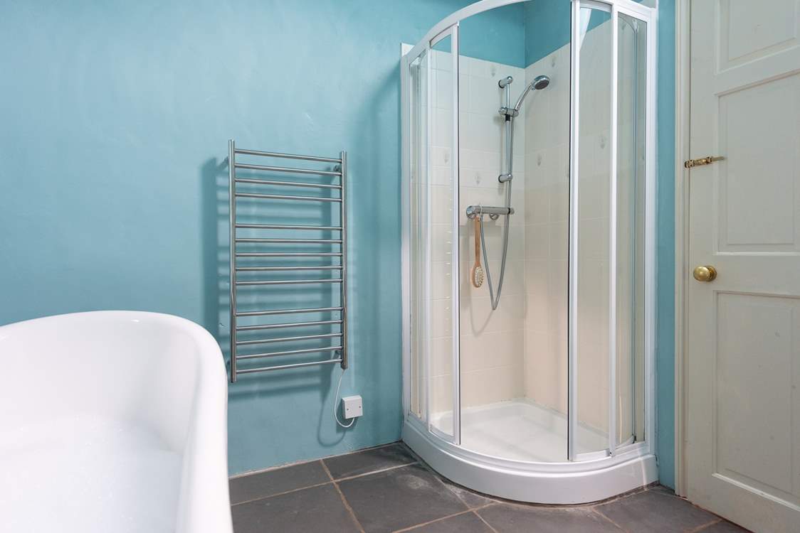 There's also a handy shower.