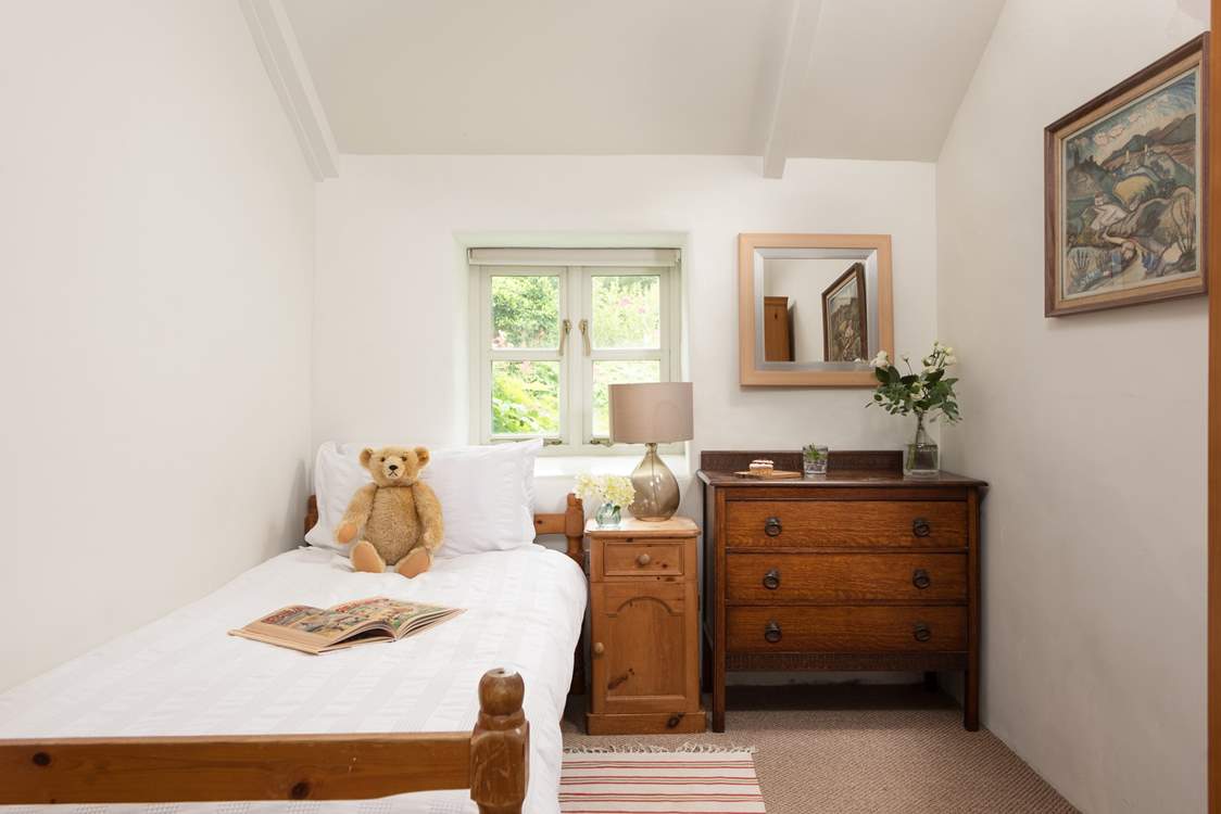 Bedroom 3 is a very sweet single room.