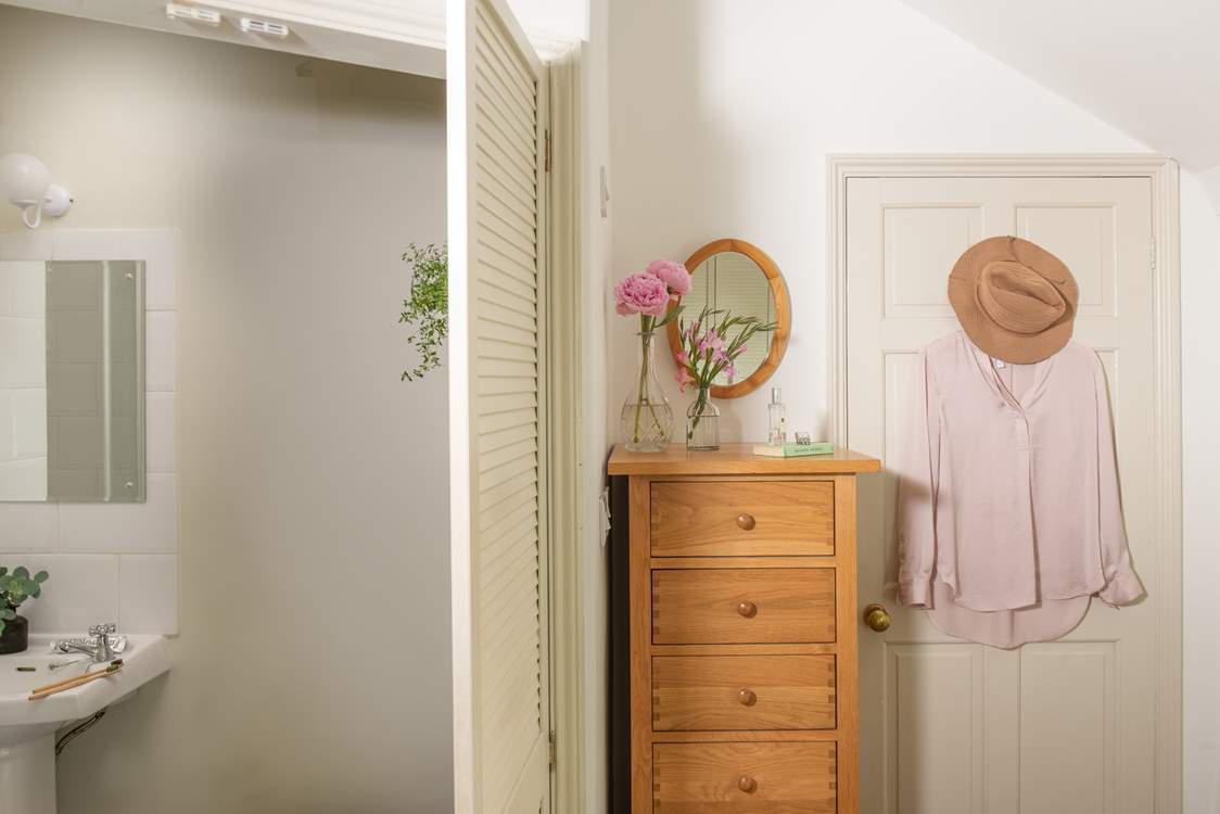 Bedroom 1 has a bijou little en suite.