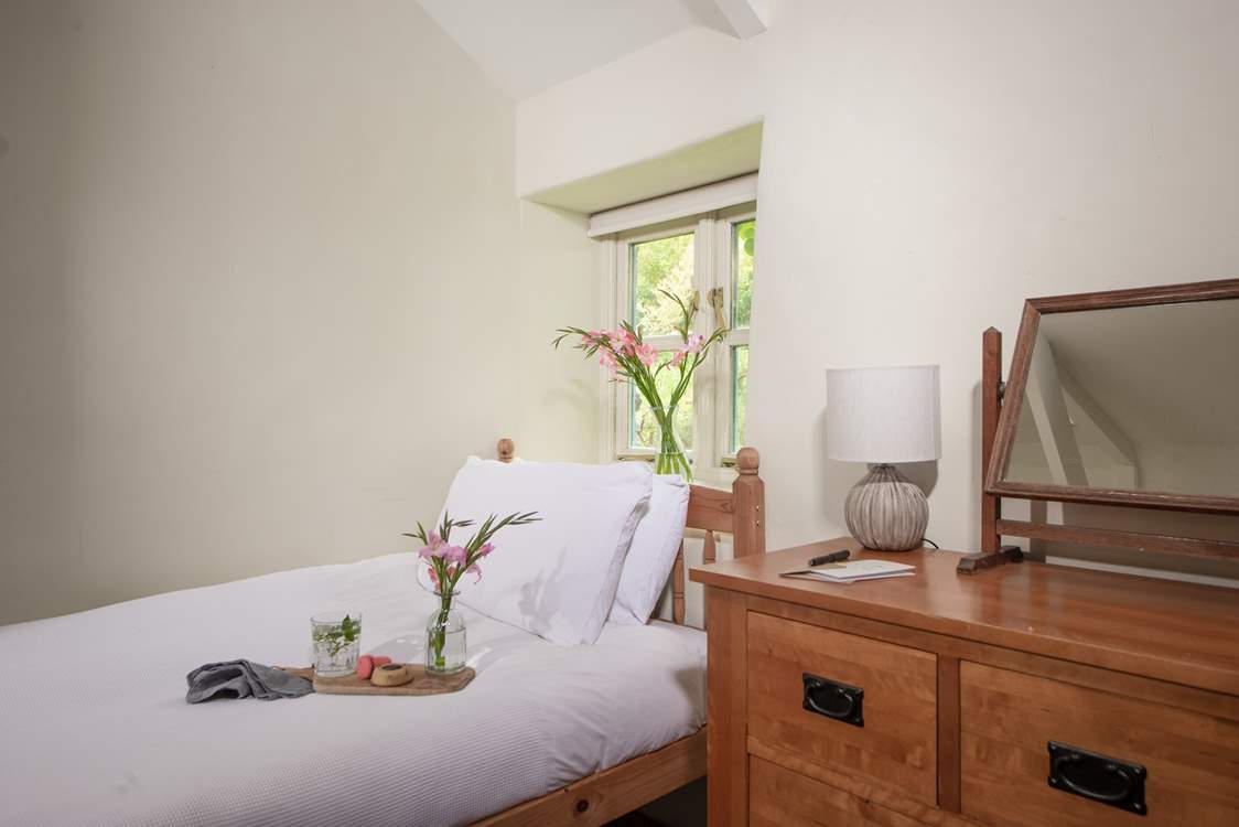 Bedroom 2 is a lovely twin room.