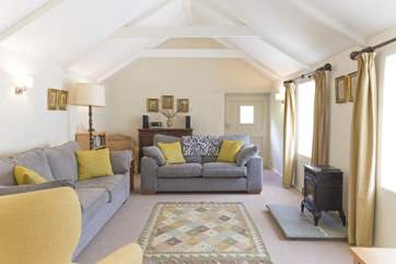 The cosy living space.