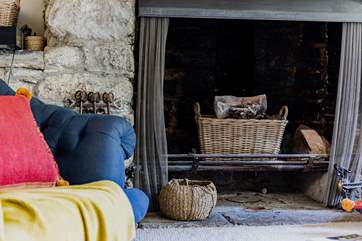 Cosy up around the period fireplace in the evenings.