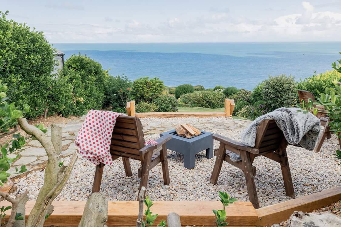 Light up the fire-pit and watch the sunset.