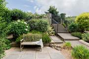 The garden has some magical spots for a quiet read, please note that both the front and back garden are accessed via steps.