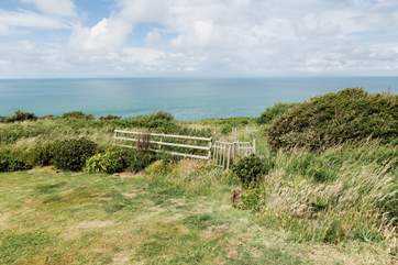 Endless panoramic sea views.