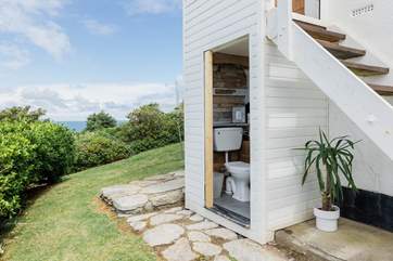 There's a convenient WC outside as well as a utility-room.