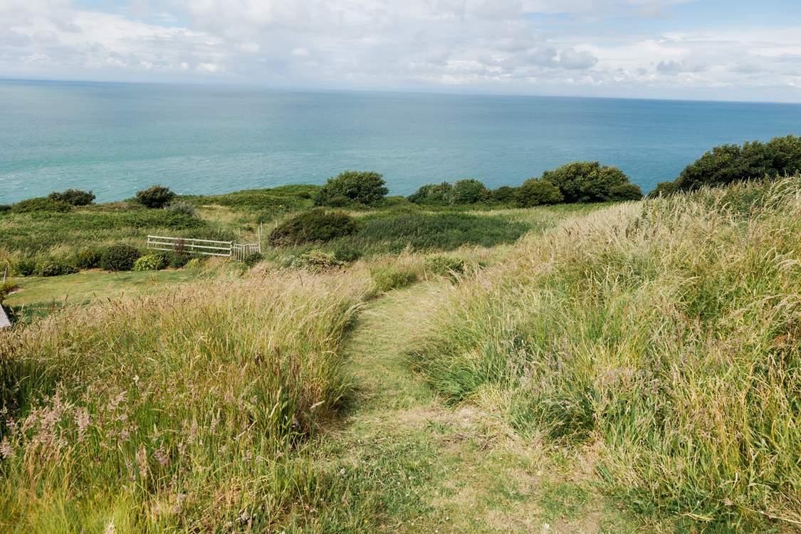 Endless panoramic sea views.