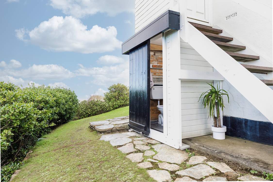 There's a convenient WC outside as well as a utility-room.