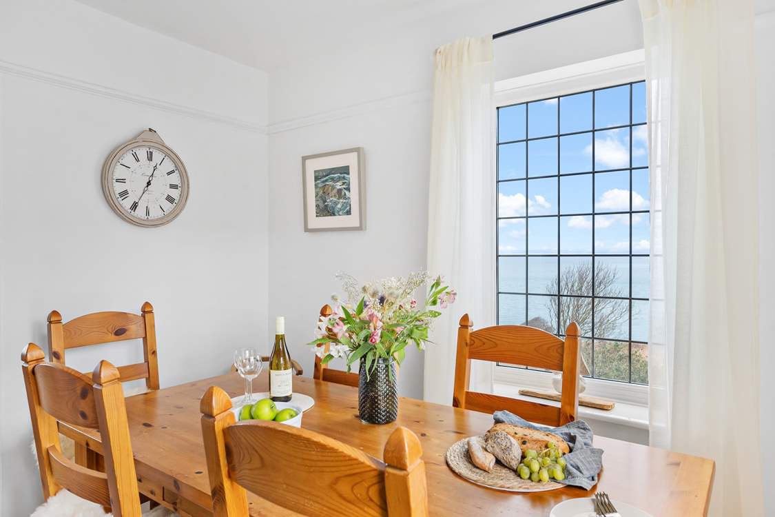 Gather everyone around the dining-table to chat about the day's adventures.