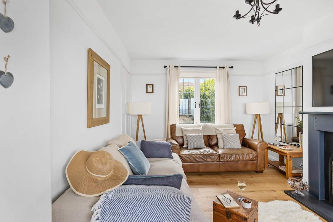 When a room offers a perfect view from a sofa you know you're going to have a lovely holiday.