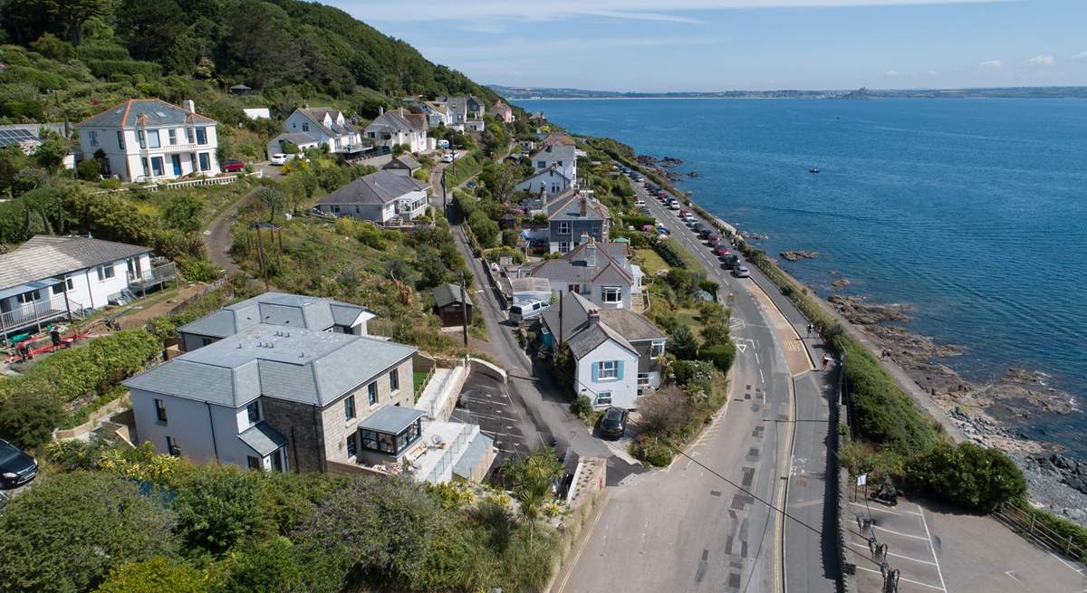 No 1 Polvellan is the house on the left. 