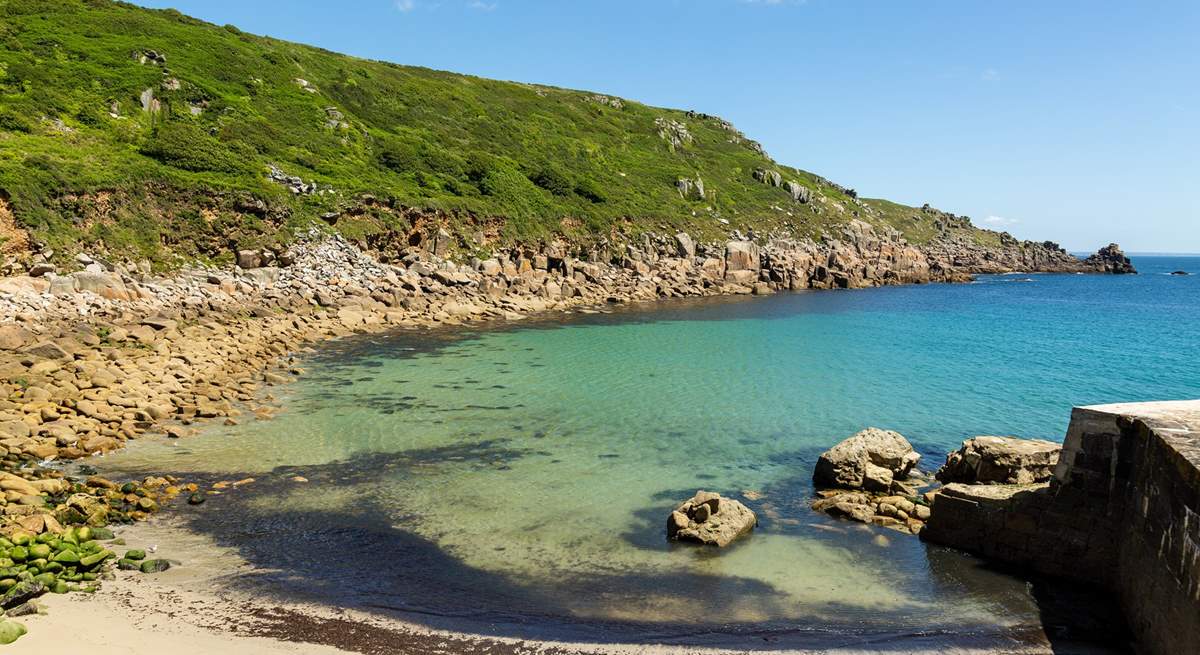 Walk the coast path over to Lamorna Cove - what a beauty!