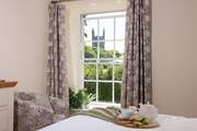 Breakfast in bed whilst enjoying the countryside views.