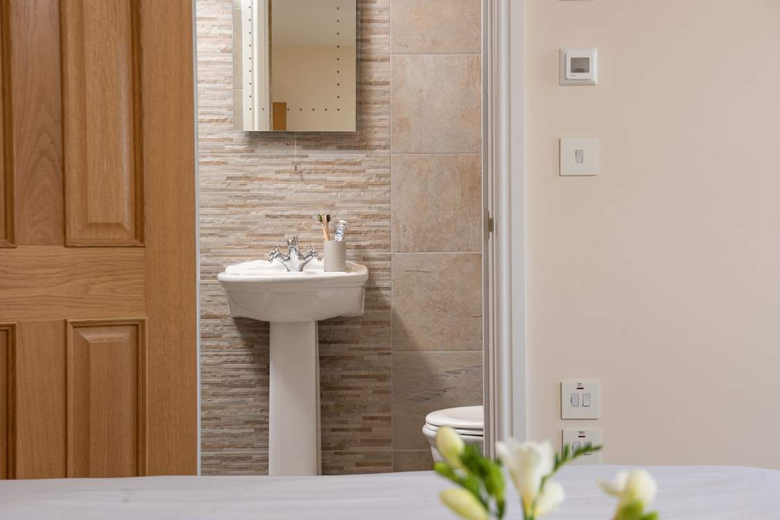 The stylish en suite.