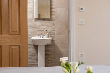 The stylish en suite.