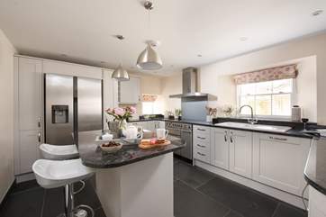 The gorgeous kitchen.
