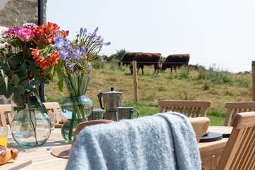Or sit in the summer sun and enjoy al fresco dining.