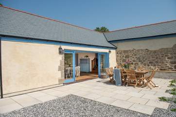 The dreamy patio where you can sit from dawn until dusk enjoying the sun and the stars.