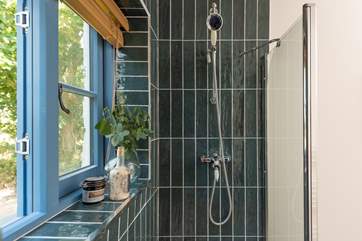 The perfect place for a refreshing shower after a busy beach day.