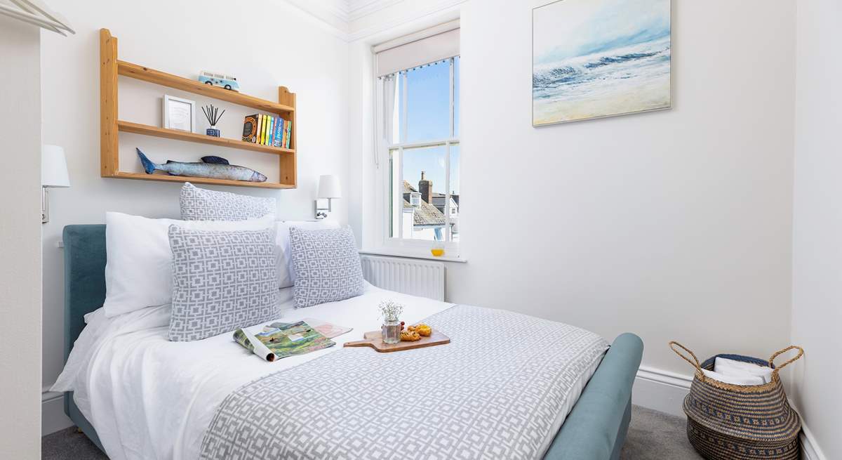 Bedroom 2 has a luxurious double bed, perfect for a great night's sleep yet positioned to take in the wonderful estuary view each morning.