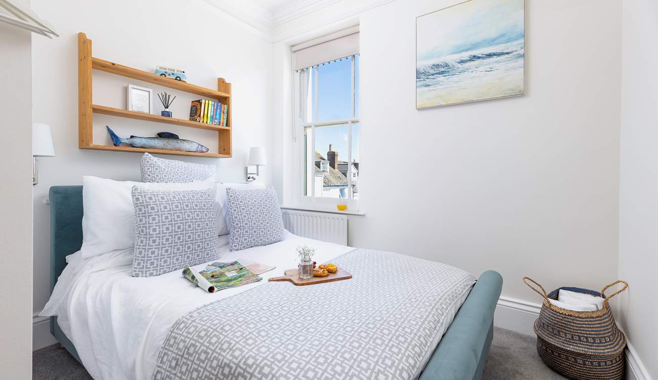 Bedroom 2 has a luxurious double bed, perfect for a great night's sleep yet positioned to take in the wonderful estuary view each morning.