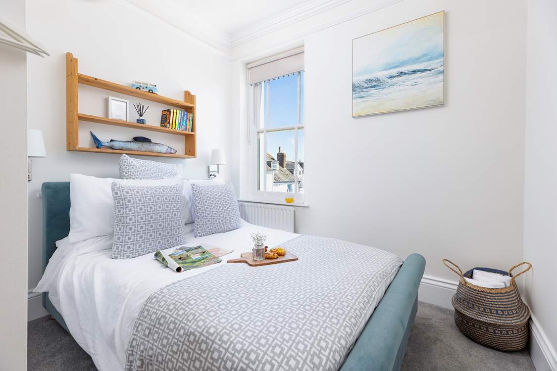 Bedroom 2 has a luxurious double bed, perfect for a great night's sleep yet positioned to take in the wonderful estuary view each morning.