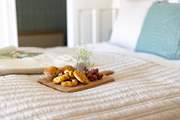 Breakfast in bed? Why not, you are on holiday!