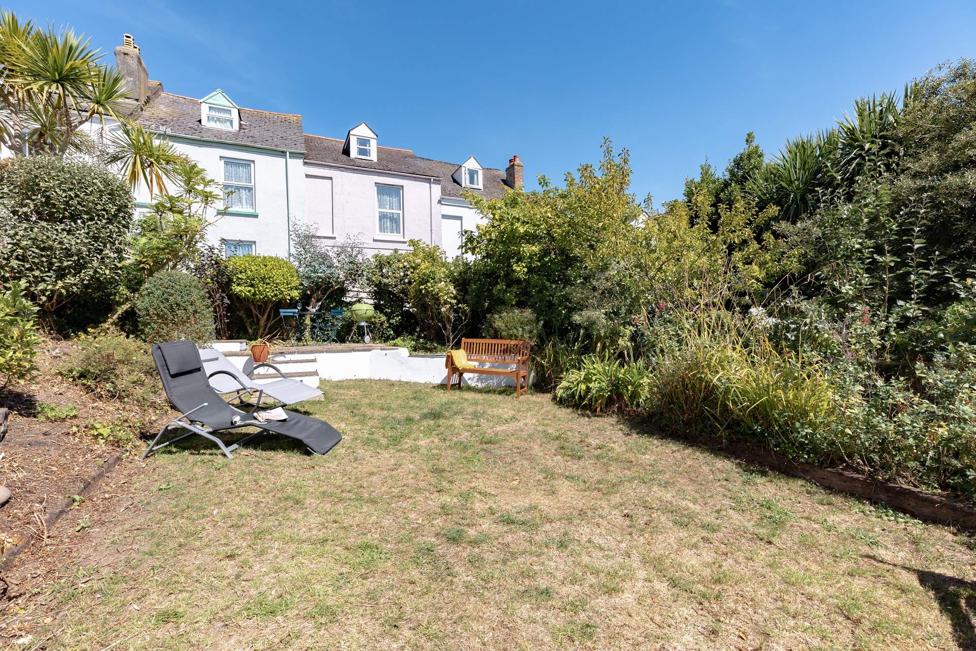 The peaceful garden for lazy summer days. Please note, this photo was taken during extreme heat.