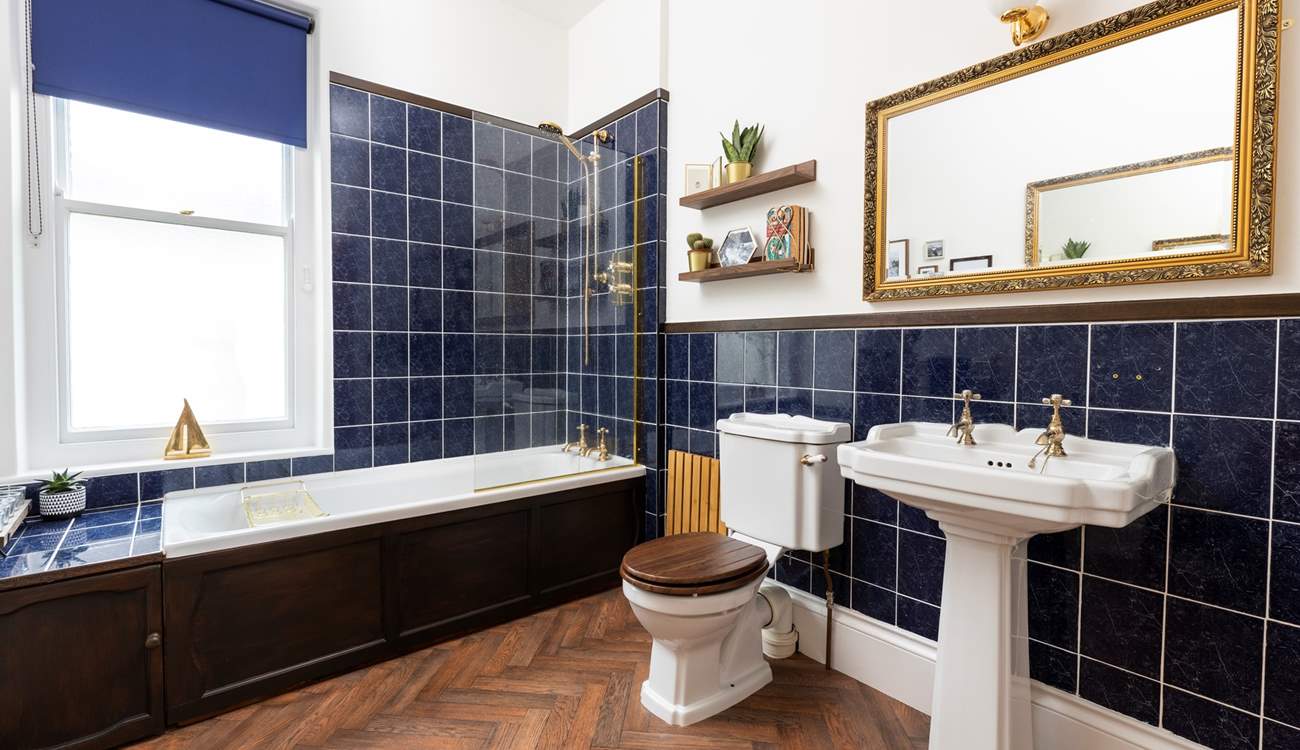 The large family bathroom on the first floor.