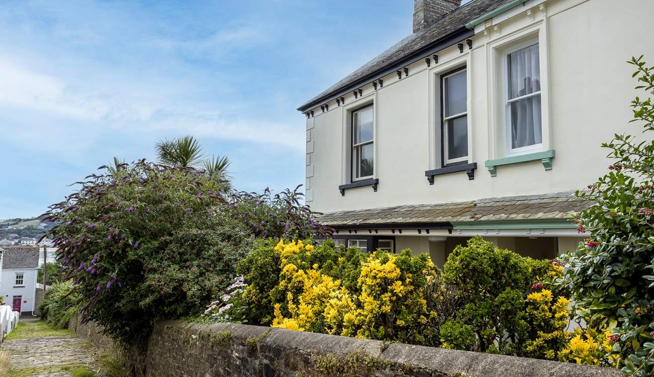 Wander down the cobbled street to the seafront, just a hop, skip and a jump away. This path will lead you down to your own private parking space (turn right at the house on the end with the pink door and through iron gates).