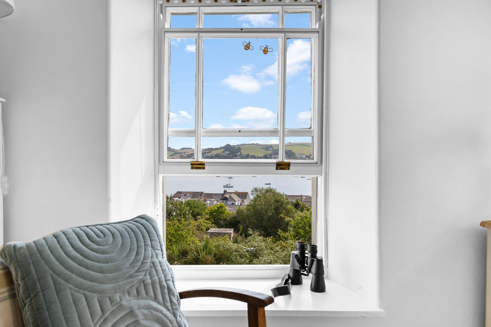 Sit, relax and watch the world sail by!