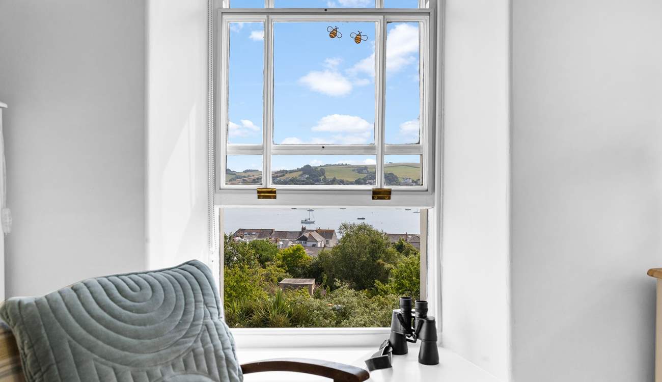 Sit, relax and watch the world sail by!