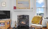 A lovely newly installed log burner. - Thumbnail Image