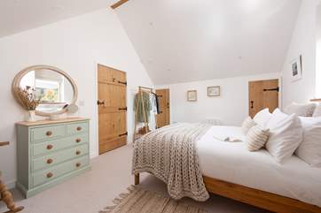 Bedroom two is lovely and spacious.