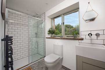 A handy shower-room can be found downstairs.