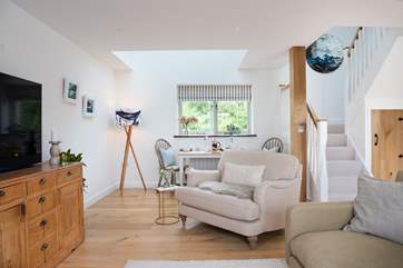 Snuggle up on the love seat with a good book...
