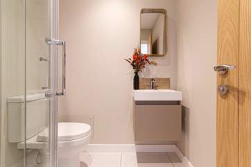 The separate shower-room on the ground floor is perfect for rinsing salty toes.