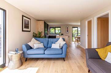 The gorgeous open plan space.