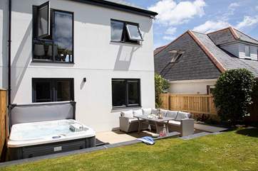 Sit and relax in the Cornish sunshine.