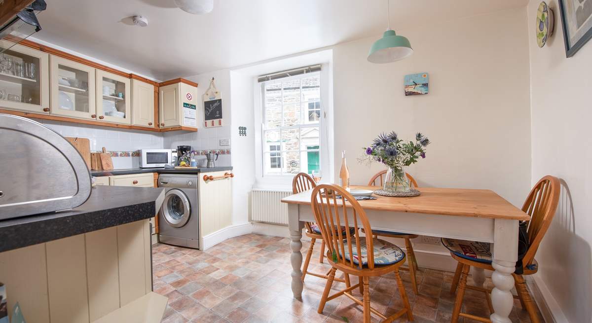 The homely kitchen/breakfast-room is great for cosy suppers.