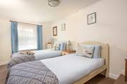 Bedroom two is a delightful twin room.