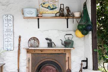 The space is beautifully decorated to give it a rustic charm.