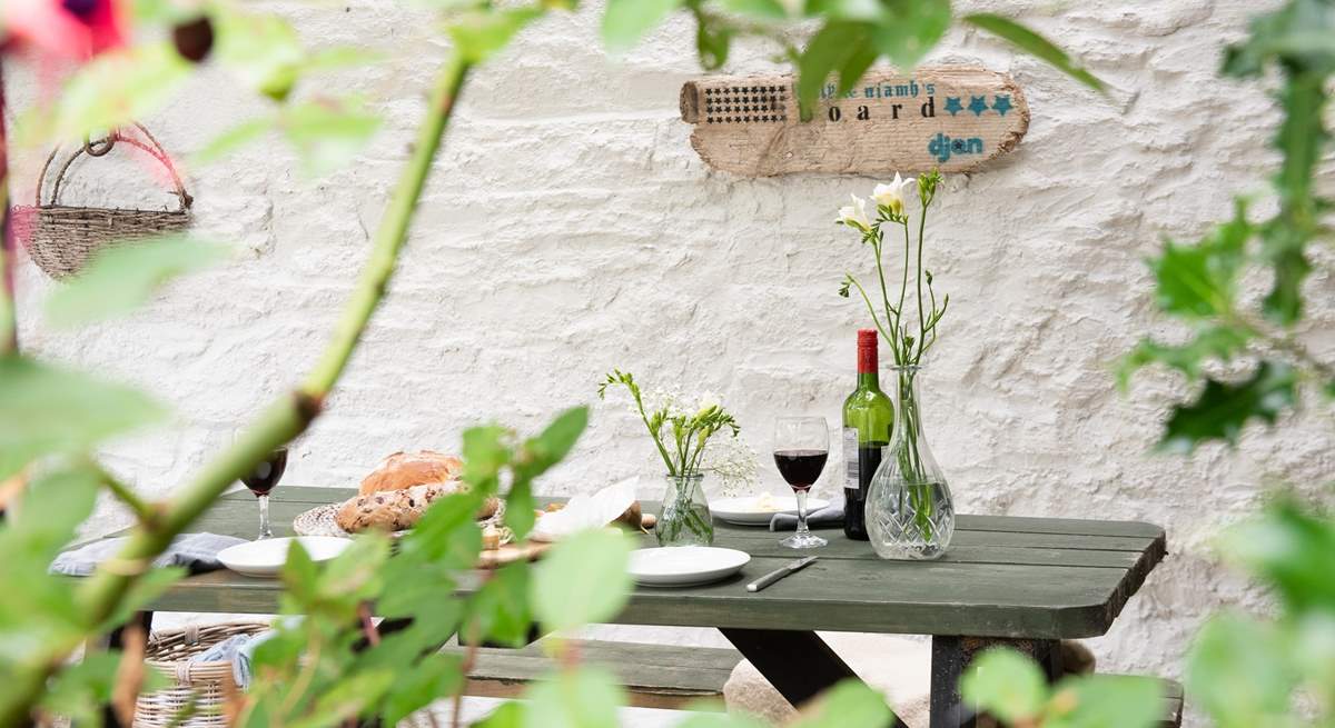 Settle down with a glass of wine and enjoy the evening breeze.